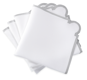 Matouk Mirasol Silver Matouk Mirasol Napkin Silver - 22" Square - Set 4