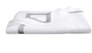 Matouk Lowell Tablecloth Silver - 70 x 108