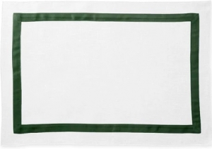 Matouk Lowell Placemat Green - Set of 4