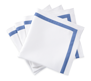 Matouk Lowell Napkin Azure - 22" Square - Set of 4