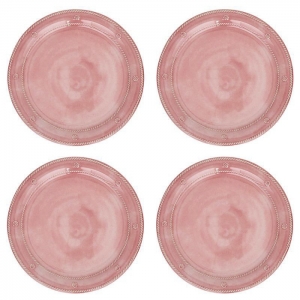 Juliska Berry & Thread Melamine Coral Dinner Plate - Set/4