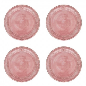 Juliska Berry & Thread Melamine Coral Dessert/Salad Plate Set/4