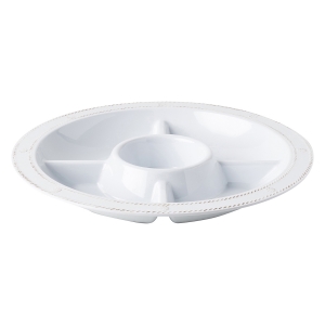 Juliska Berry & Thread Melamine Whitewash Sectioned Server - 15"