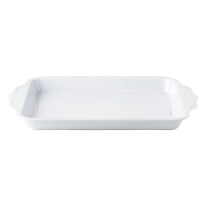 Juliska Berry & Thread Melamine Whitewash Handled Tray -24"