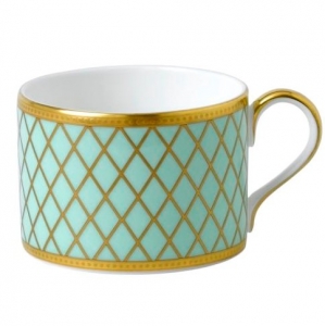 Royal Crown Derby Majestic - Mint Green Tea Cup 9oz