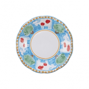 Vietri Campagna Mucca Salad Plate
