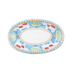 Vietri Campagna Mucca Small Oval Tray