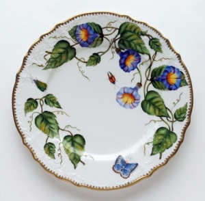 Anna Weatherley Morning Glory Dinner Plate - Red