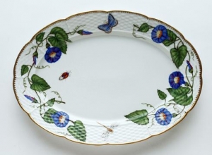 Anna Weatherley Morning Glory Oval Platter