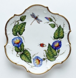 Anna Weatherley Morning Glory Salad /Dessert Plate