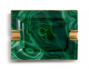 L'Objet Malachite Ashtray