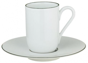 Raynaud Monceau - Empire Green Expresso Cup & Saucer