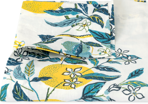 Matouk Citrus Garden Tablecloth Pool - 70 x 126
