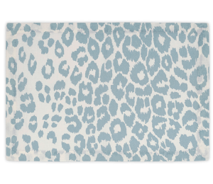 Matouk Iconic Leopard Placemat Sky - Set of 4