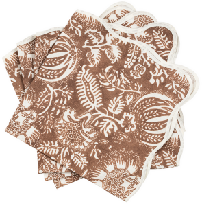 Matouk Granada Chestnut Napkin - 22" Square - Set of 4