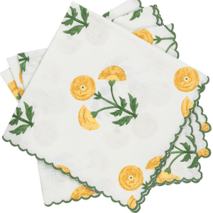 Matouk Gisele Napkin Marigold - 22" Square - Set of 4