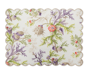 Matouk Del Tesoro Placemat Sea Orchid - Set of 4