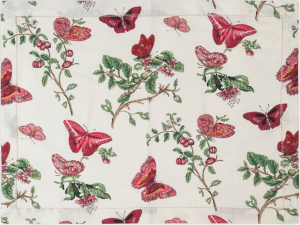 Matouk Baudin Butterfly Ruby Placemat - Set 4