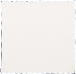 Kim Seybert Casbah Napkins White / Blue - Srt 4