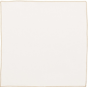 Kim Seybert Casbah Napkins White / Natural - Set 4