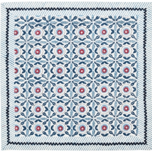 Kim Seybert Majorelle Napkins Red / White / Blue - Set 4