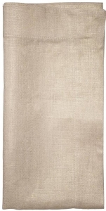 Kim Seybert Metallic Linen Napkin -Natural/Gold - Set 4