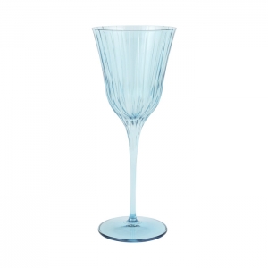 Vietri Natalia Teal Wine Glass - 9 oz.