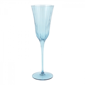 Vietri Natalia Teal Champagne Glass - 7 oz.