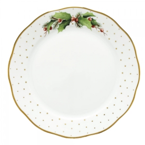 Herend Winter Shimmer Dinner Plate - 10.5"