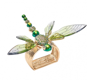 Kim Seybert Dragonfly Napkin Rings - Set 4