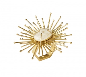 Kim Seybert Flare Napkin Ring Gold - Set 4