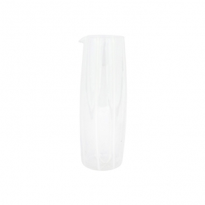Vietri Nuovo Stripe White Pitcher