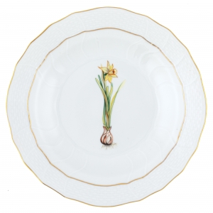 Herend Spring Bulbs Dessert Plate -Crocus