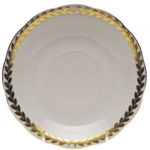 Herend Golden Laurel Tea Saucer - 6"D