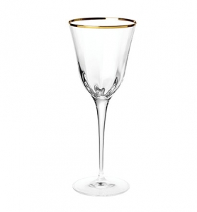 Optical Gold Water Glass