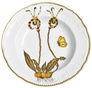 Anna Weatherely Orchids Rim Soup #1