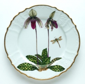 Anna Weatherely Orchids Dinner Plate #3