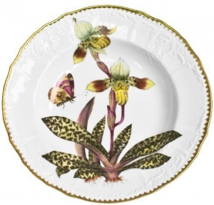 Anna Weatherely Orchids Rim Soup #5