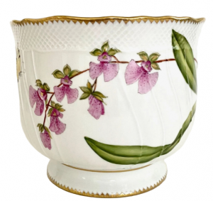 Anna Weatherley Orchid Round Cachepot