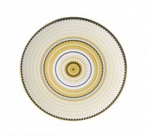 Royal Crown Derby Oscillate Ochre Bread & Butter Plate