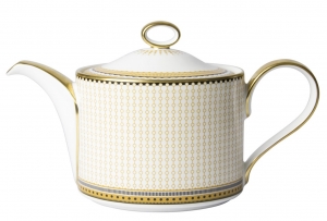 Royal Crown Derby Oscillate Ochre Teapot