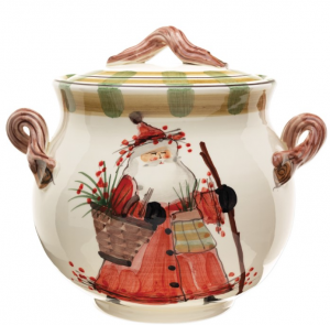 Vietri Old St. Nick Biscotti Jar