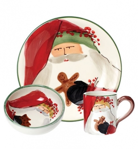 Vietri Old St. Nick  Bambini Set