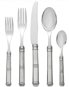 Arte Italica Isabella Pewter 5 Piece Setting