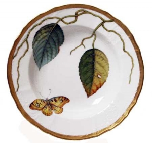 Anna Weatherely Antique Forest Leaves Soup Plate