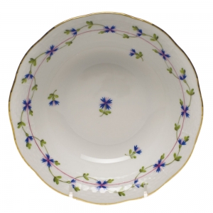 Herend Blue Garland Oatmeal Bowl - 6.5"