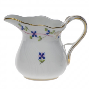 Herend Blue Garland Creamer - (6 Oz) 3.5"H