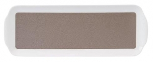 Philippe Deshoulieres Seychelles Taupe Rectangular Cake Platter