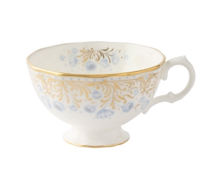 Royal Crown Derby Royal Peony Blue Tea Cup - 6oz.