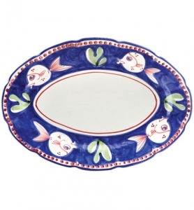 Vietri Campagna Pesce Oval Platter